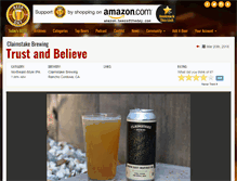 Tablet Screenshot of beeroftheday.com